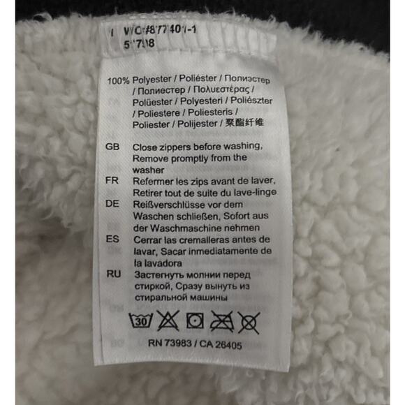 Helly Hansen Fleece Jacket Women's Small White High Pile Full Zip Stretch Panels - Picture 12 of 12